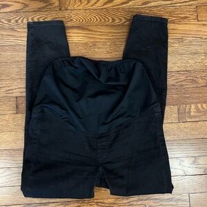 J Crew Maternity Black Skinny Jeans sz 28